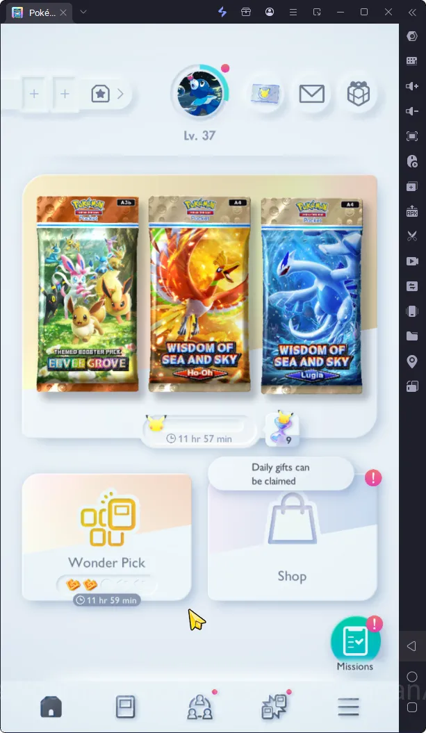 Pokémon TCG Pocket Accounts Lv 37 3032 Cards|Ready Ranked|Meta Deck Craftabale image 5