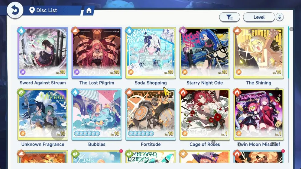 Stella Sora Accounts GLOBAL|LV 11| 9K SD |4 SSR (Chitose,Gerie)+Sign,Nanoha,Minova|10 SR Disc | Selecter ON | Log Yostar 2