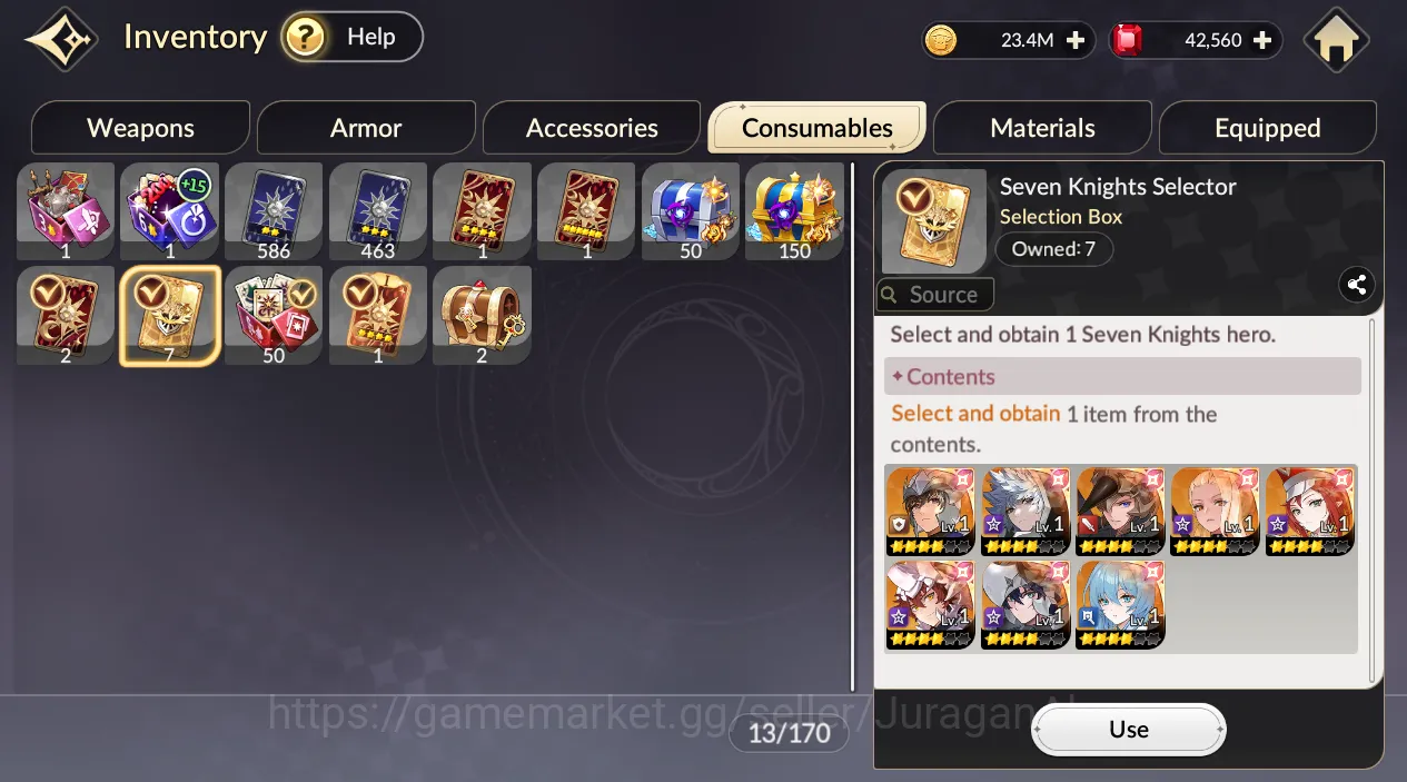 Seven Knights Re:Birth Accounts [Re:BIRTH]Global300| Starter Ready Gacha 42K+ Ruby image 2