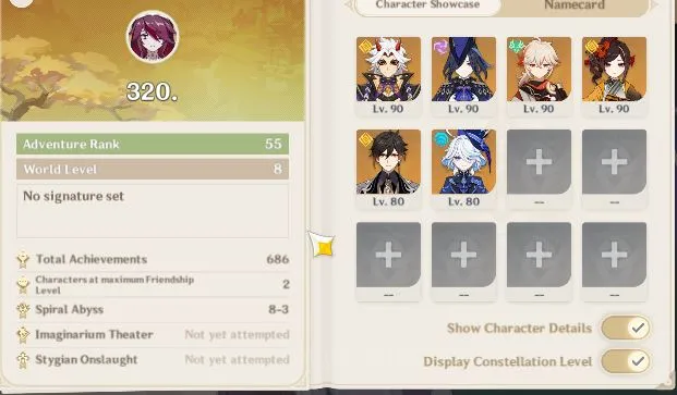 Genshin Impact Accounts Mid Game ASIA|AR 55|6 Limited +4[5 2
