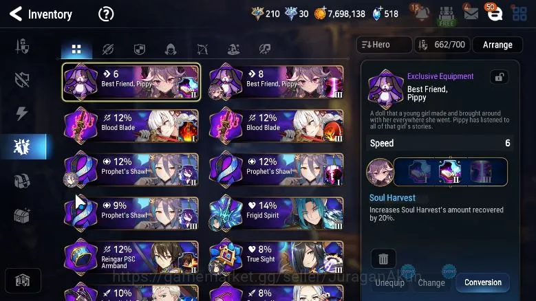 Epic Seven Accounts ASIA Unverif|15ML(LH Cermia,LQ Charlotte,SE Celine image 5