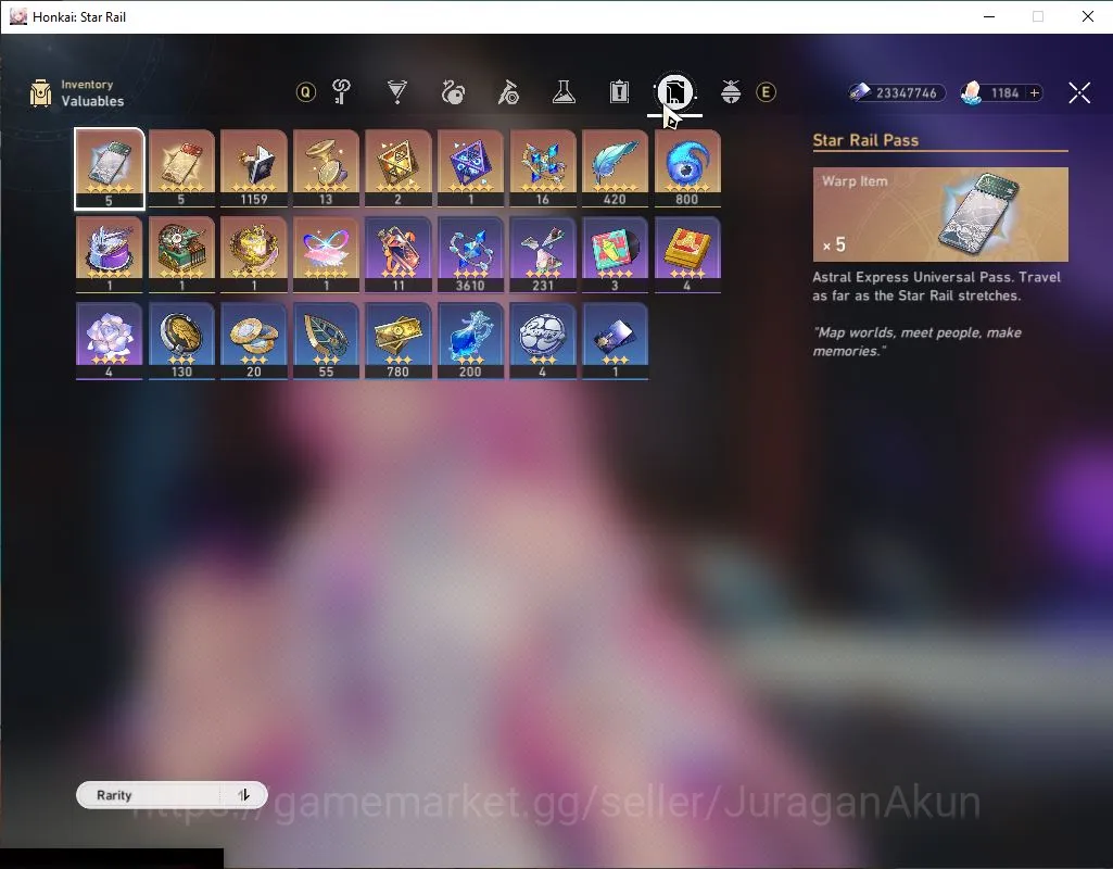 Honkai Star Rail Accounts Mid Game Asia|TL 70|12 Limited |Cyrene+Sign,Acheron+Sign,3B+Sign,Hyacine,ETC|1K SJ|MC 6