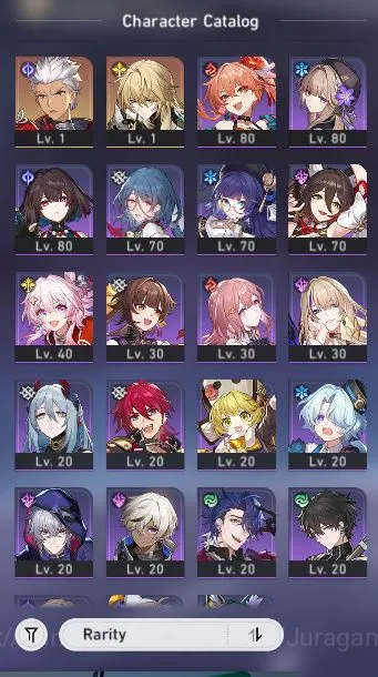 Honkai Star Rail Accounts Mid Game ASIA[TL70] 9 limited [Black Swan,Kafka,Acheron,Robin,Topaz,Feixiao,etc]|Amphoreus|Take 2