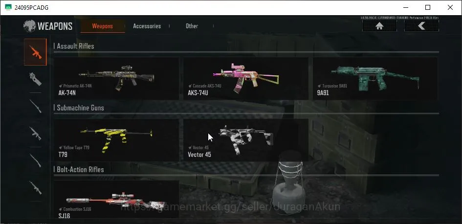 Arena Breakout Accounts Mid-Tier [MOBILE] Lvl30|SV 14M|CV 12M|Prismatic AK74N Cascade AKS74U Combust SJ16,Etc|Gear Skin|CN 4