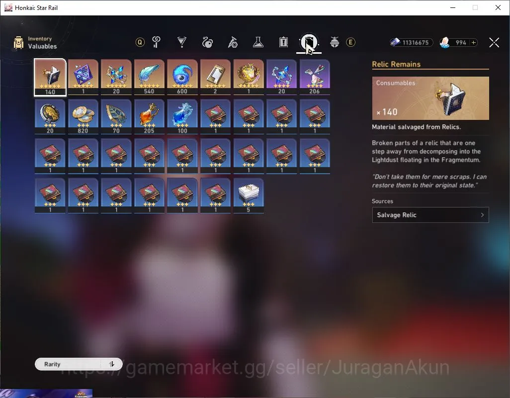 Honkai Star Rail Accounts End Game ASIA|TL 66 |6 Limited |[Hysilens,Kafka,Saber]+Sign,EverNight,Ruan Mei,Archer|Amphoreus|MC 5