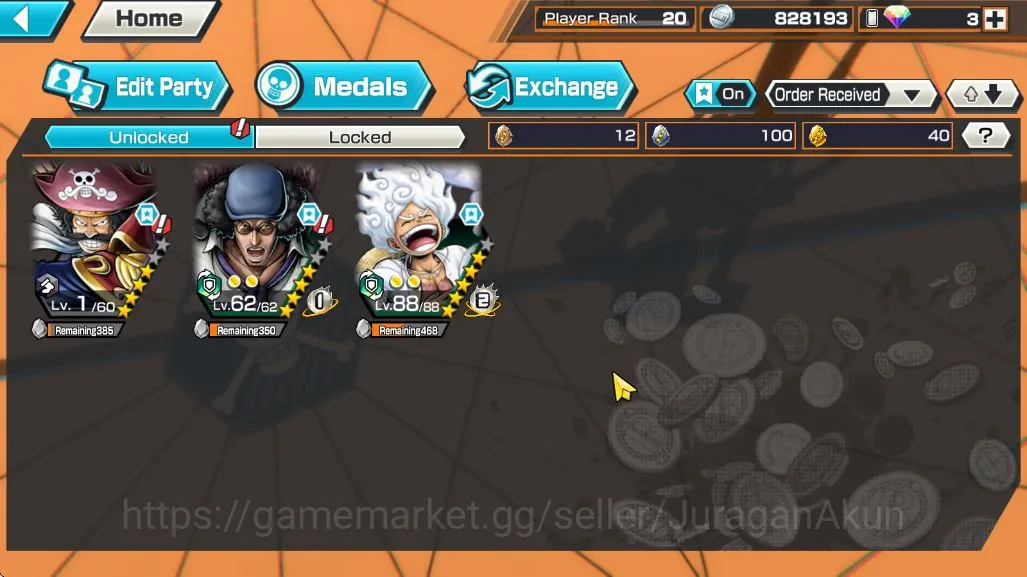 One Piece Bounty Rush Mid-Tier Global|3 META EXTREME[Gear Five Luffy,Gol D Roger, image 1