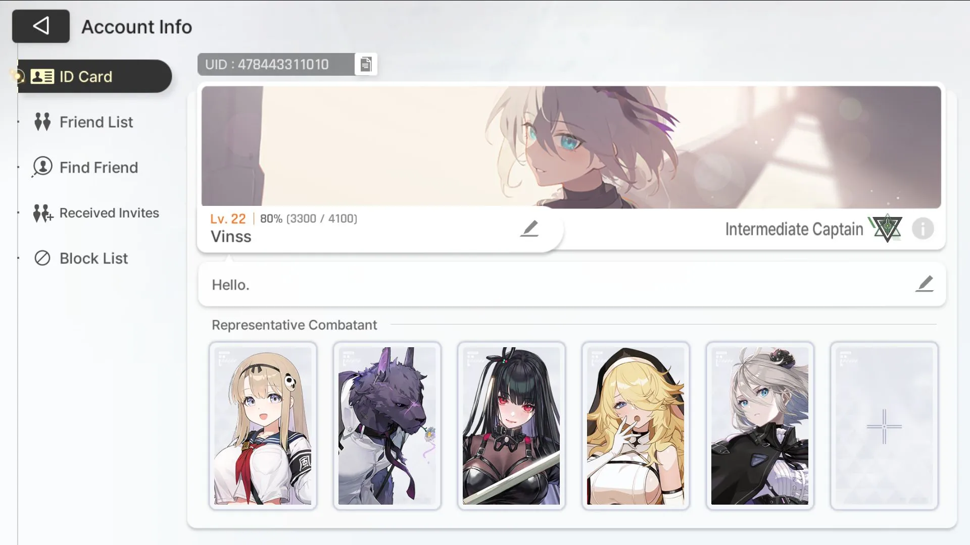 GLOBAL Lv22|5SSR(Haru M1,Rin,Hugo,Orlea,Renoa)11SR(Mika M3,Beryl M5)|138 Crystal|Stove(CZN1039) Chaos Zero Nightmare Accounts GLOBAL Lv22|5SSR(Haru M1,Rin,Hugo,Orlea,Renoa)11SR image 1