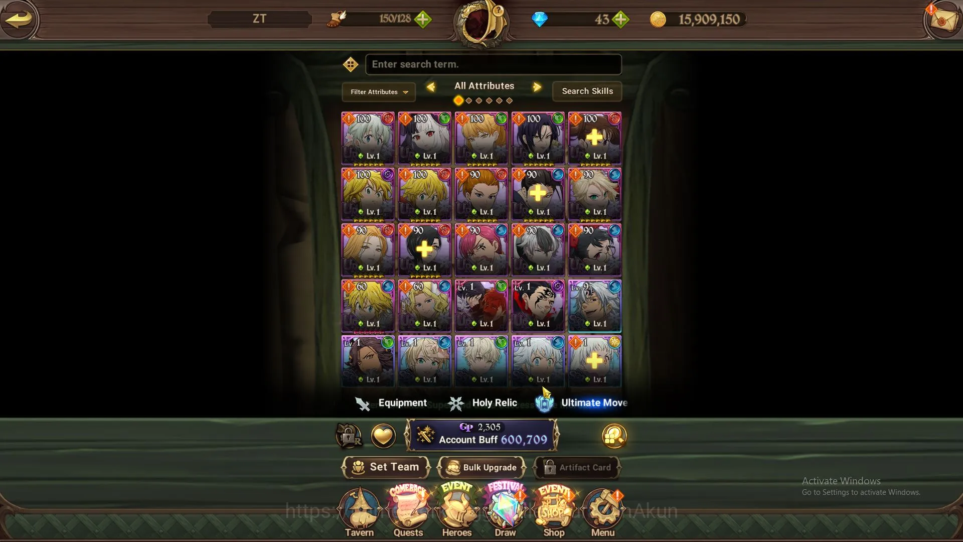The Seven Deadly Sins: Grand Cross Accounts Starter Asia|600K CC|Best Starter| 4 UR | ODK, Meliodas, Thor, MerEsca |Code 3
