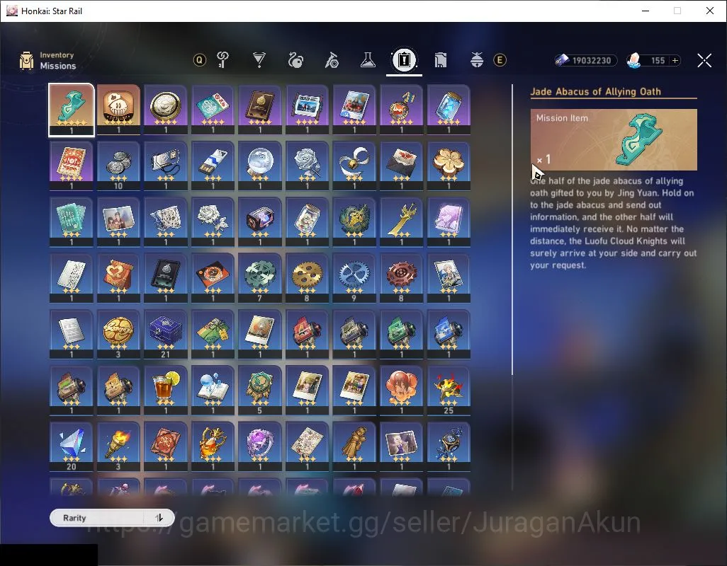 Honkai Star Rail Accounts Mid Game ASIA|TL 70| 14 Limited |[Dante E1,Cerydra,JingLiu,Saber]+Sign,Acheron 16