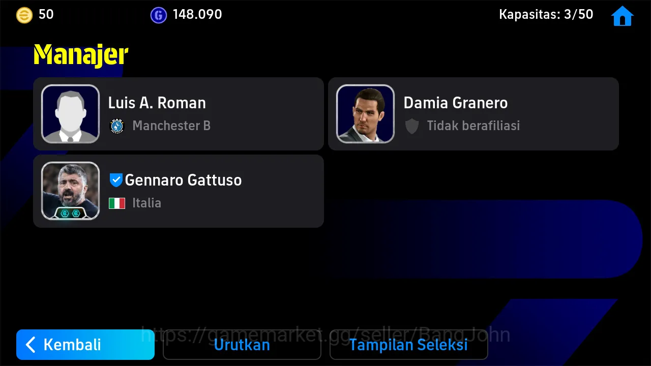eFootball Accounts Others Power 3096 | brahim diaz shotime | gattuso epic db new inzaghi | huijsen | EFB417B 3