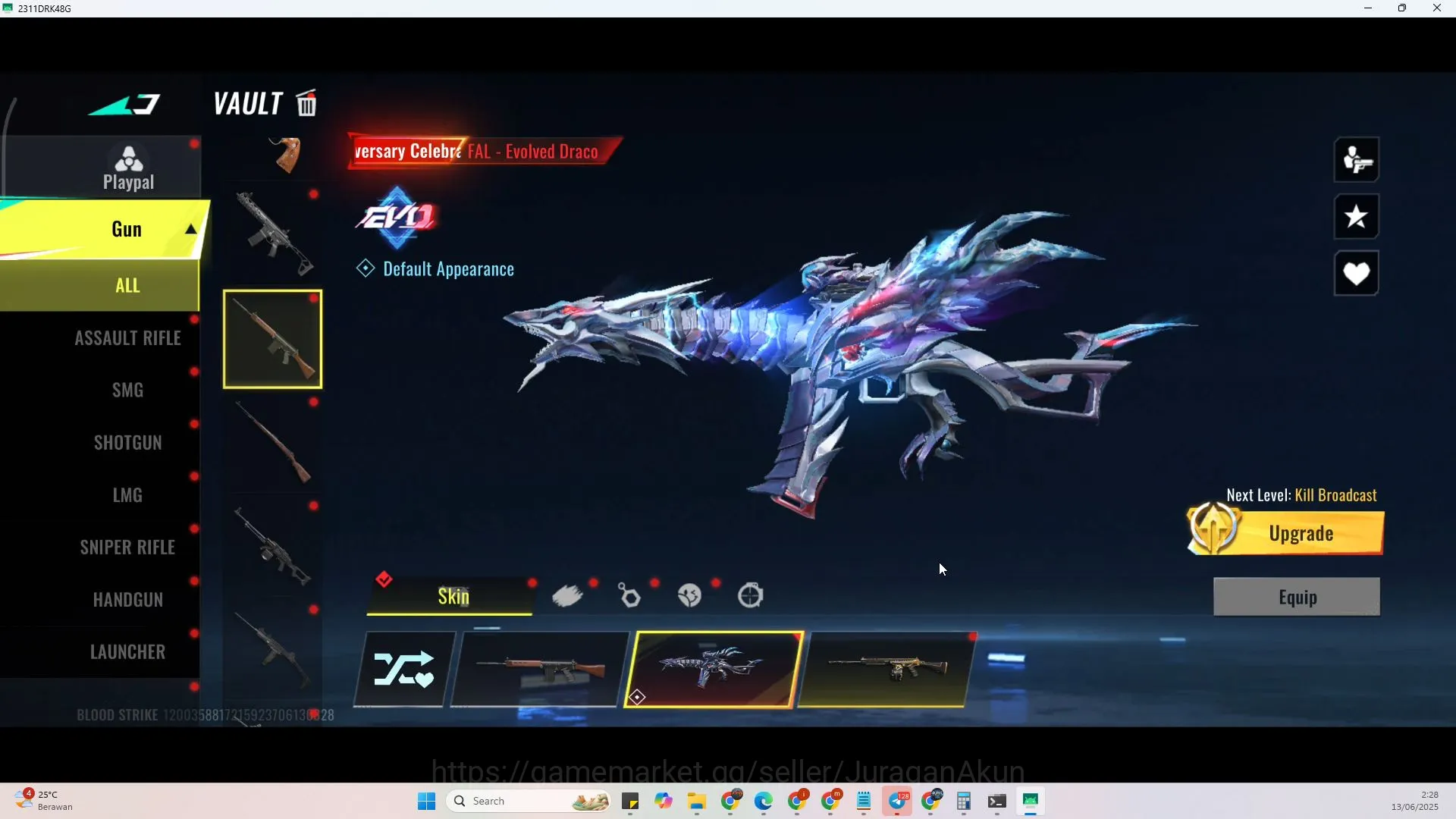 Blood Strike Accounts Asia | Anniversary Fal Evo, Ultra Dualblade, Ultra image 2