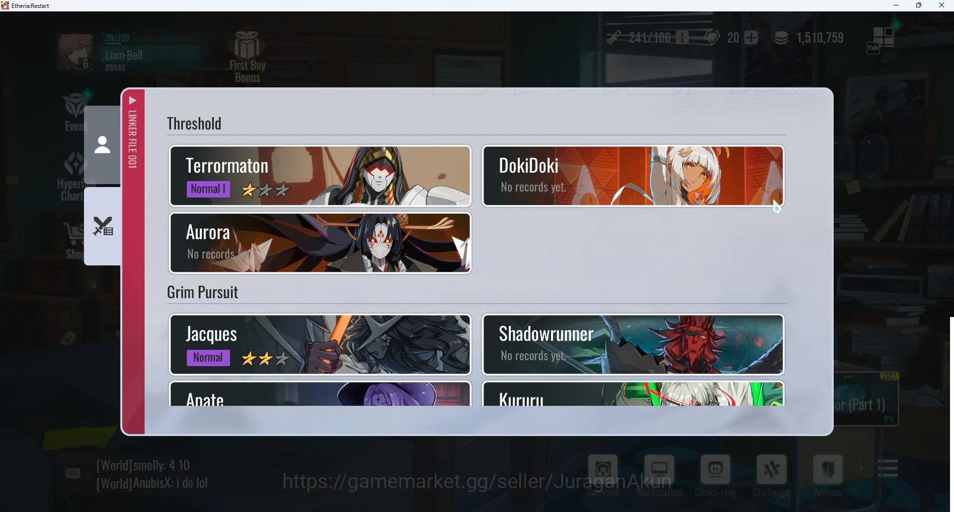 Etheria: Restart Accounts Starter [Sv Global-S3]Starte 4SSR (Lian,Tsukiyo Mi,Freya,Rosa)|MC Male|Log Google|CheckSS(ER737) 3