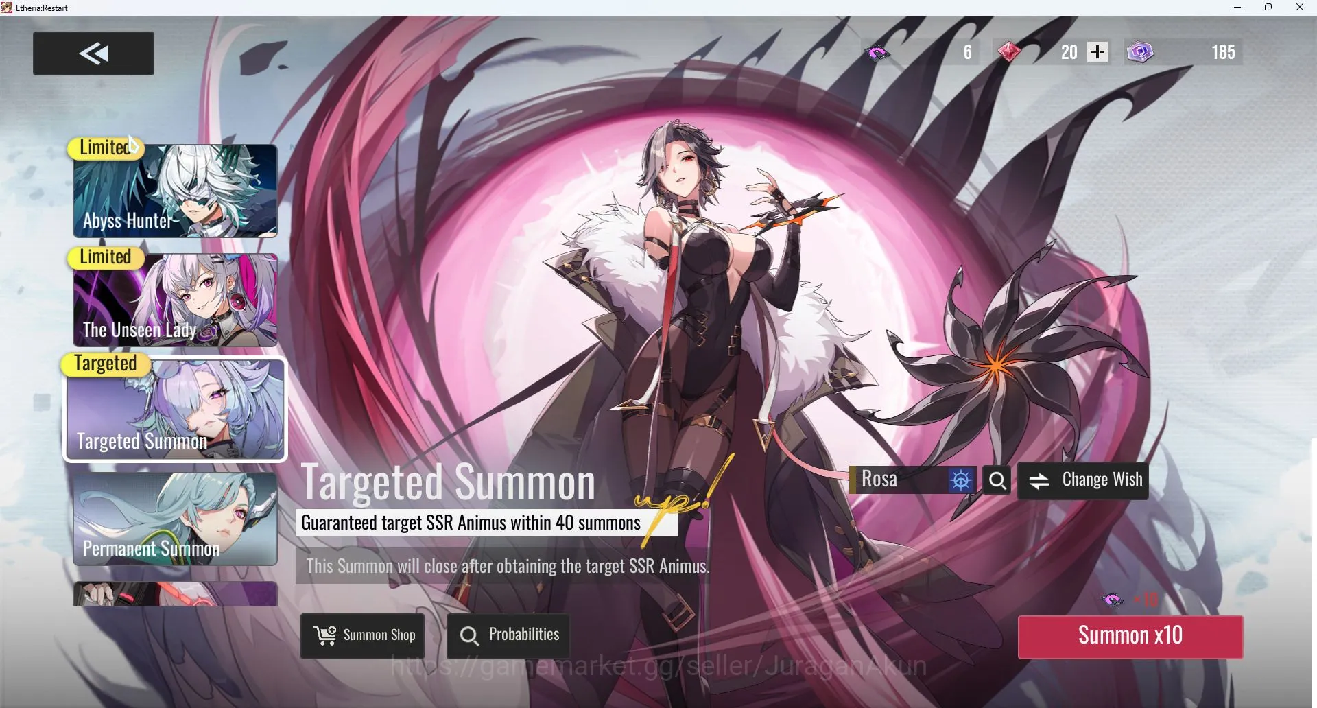 Etheria: Restart Accounts Starter [Sv Global-S3]Starte 4SSR (Lian,Tsukiyo Mi,Freya,Rosa)|MC Male|Log Google|CheckSS(ER737) 5