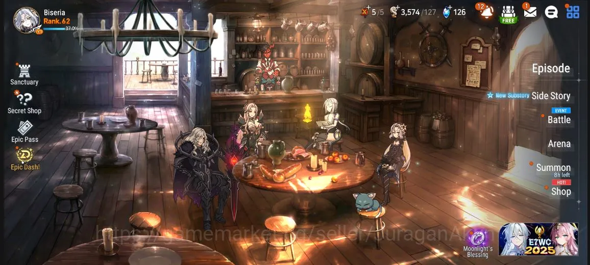 Epic Seven Accounts Mid-Tier Asia Unverif| 9ML [Har setti, C Lilias, Judge Kise, A Ravi, Operator Sigret, etc]|Many 10