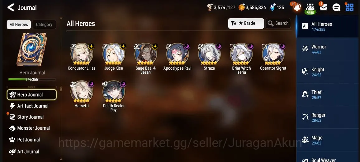 Epic Seven Accounts Mid-Tier Asia Unverif| 9ML [Har setti, C Lilias, Judge Kise, A Ravi, Operator Sigret, etc]|Many 6