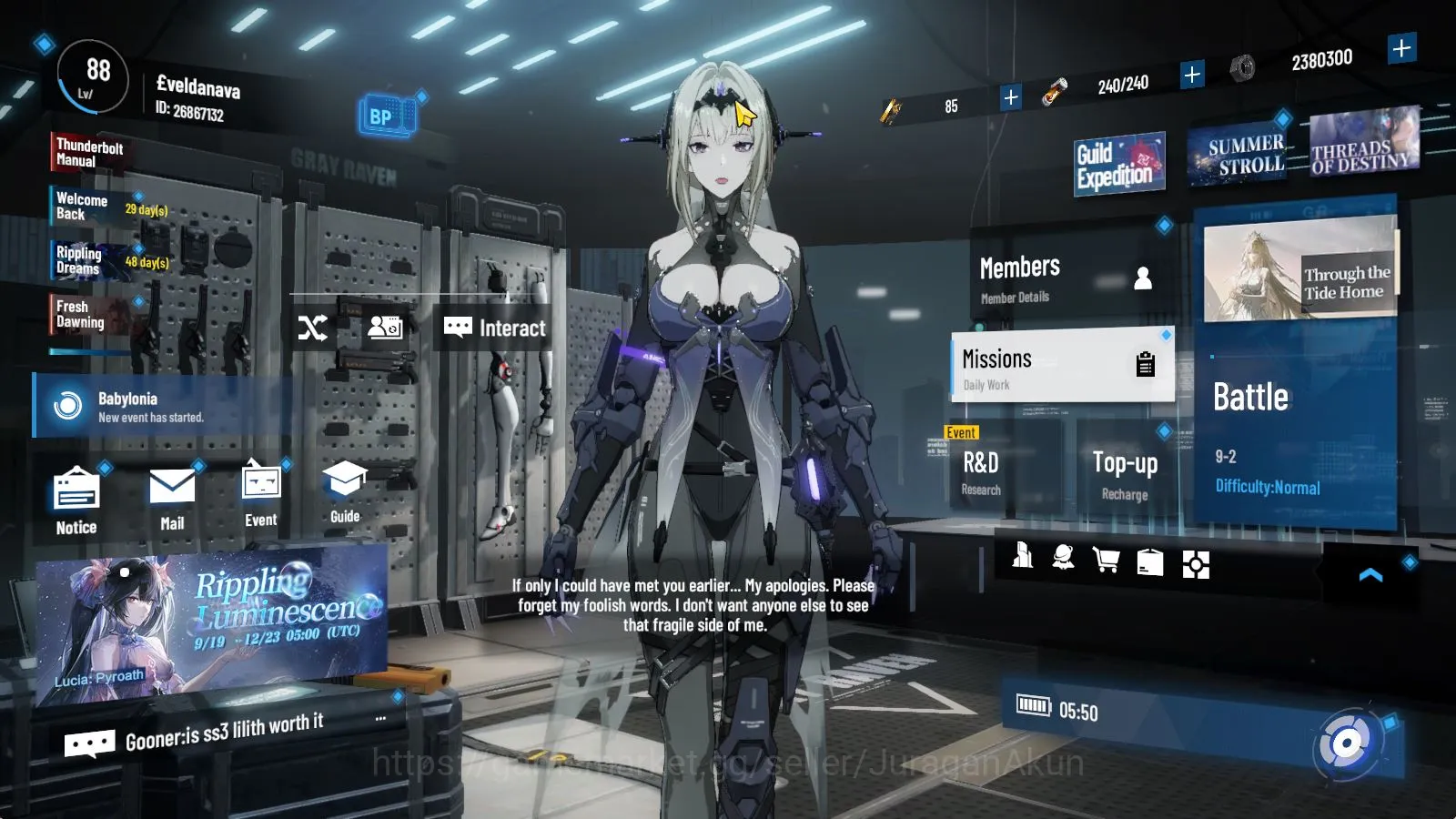 ASIA|SS NanamiST+Sign, SS LuciaPyroath+Sign, SS WatanabeEpi+Sign,SS Ishmael+Sign, LuciaCW+Sign,SSS Yata|LogKURO|CheckSS(PGR1319) Punishing: Gray Raven End-Game ASIA|SS NanamiST+Sign, SS LuciaPyroath+Sign, SS Wa image 1
