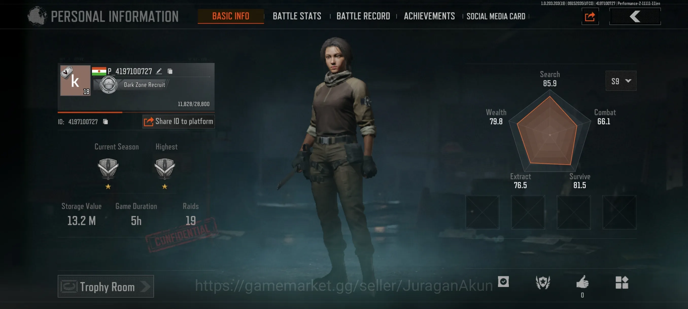 Arena Breakout Mid-Tier [MOBILE] SV 13,2M|CV 11M|AK-12 Borealis,PG groza,F image 1