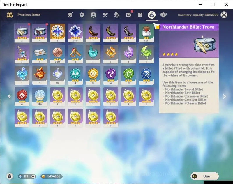 Genshin Impact Accounts Mid Game ASIA|AR 55|3 Limited+3 [5*Weapon]| (Kinich C1,Raiden C1)+Sign, Arlecchino |MC Female|Take 2