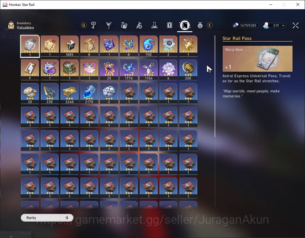 Honkai Star Rail Accounts End Game ASIA|TL 70|13 Limited|Phainon,Firefly,Fugue,Hysilens,Tribbie+Sign,Dante+Sign,Etc|MC 5