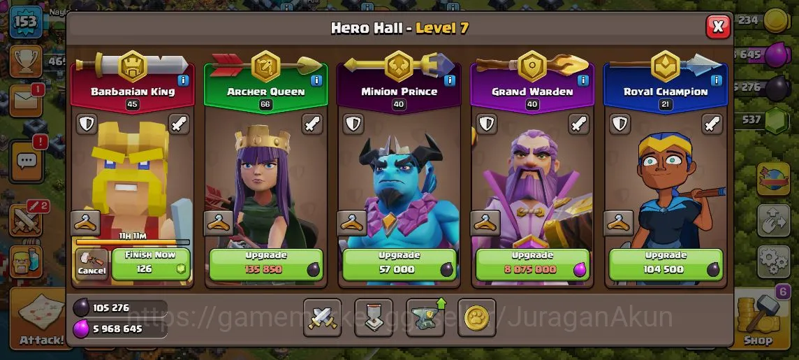 Clash of Clans Accounts TH 13 - BH 9|LV 153|TROPHY 4691|HH 7|BK 45,AQ 66,G image 5