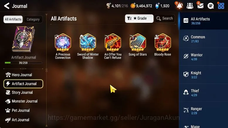 Epic Seven Accounts Starter Global Unverif|Fresh Starter|6 ML(LC Bellona,Solitaria,Har 4