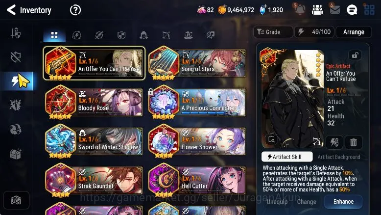 Epic Seven Accounts Starter Global Unverif|Fresh Starter|6 ML(LC Bellona,Solitaria,Har 5