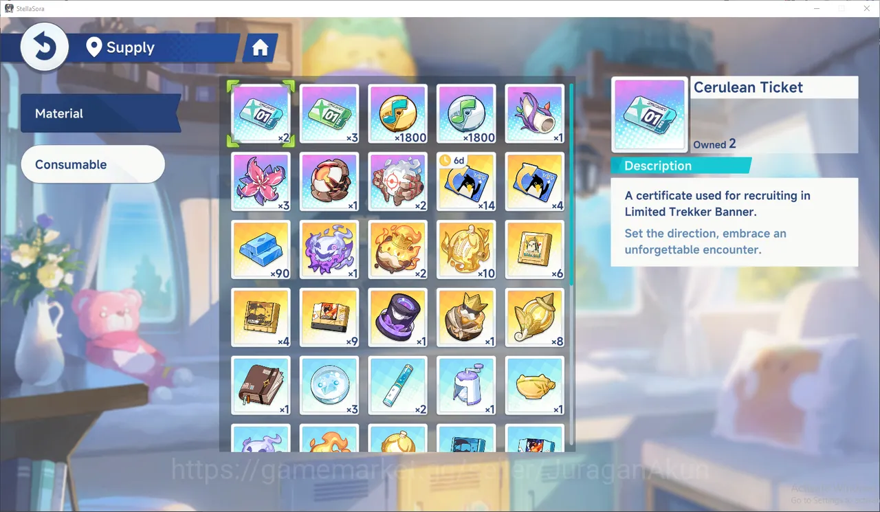 Stella Sora Accounts GLOBAL Lv26| 13k SD| 8 SSR 6 Sign (ChitoseT3,NanohaT2,Freesia,Shia,Gerie,Nazuna),Minova,Mistique |Log 5