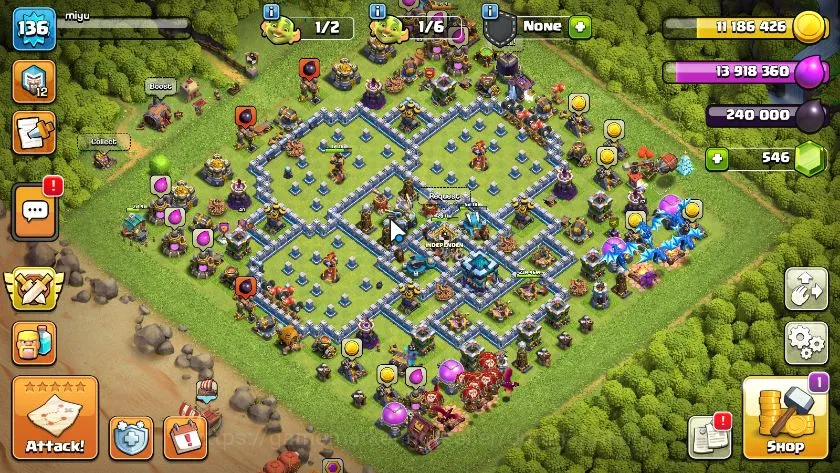 Clash of Clans Accounts TH 13 - BH 8|LV 136|HH 7|BK 65,AQ 67,GW 40,MP 36,R image 2