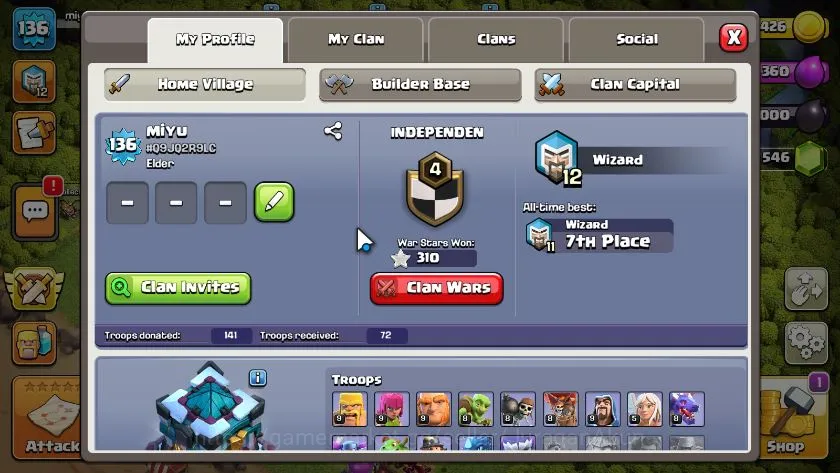 Clash of Clans Accounts TH 13 - BH 8|LV 136|HH 7|BK 65,AQ 67,GW 40,MP 36,R image 3
