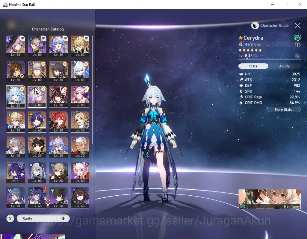 Honkai Star Rail Accounts Asia|TL 70|11 Limited |Castorice+Sign,Cerydra,Ruan image 2