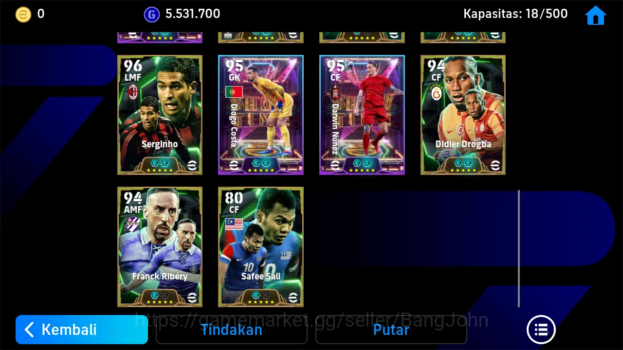 eFootball Accounts Others Power 3150 | o kahn tsubasa | fernando torres epic db | dean huijsen showtime | brahim diaz 6