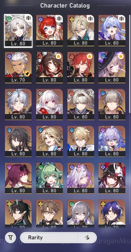 Honkai Star Rail Accounts Mid Game ASIA|TL70|17 Limited(TheHerta+Sign,FireFly+Sign,Robin+Sign,Huohuo+Sign,Phainon,3B 2