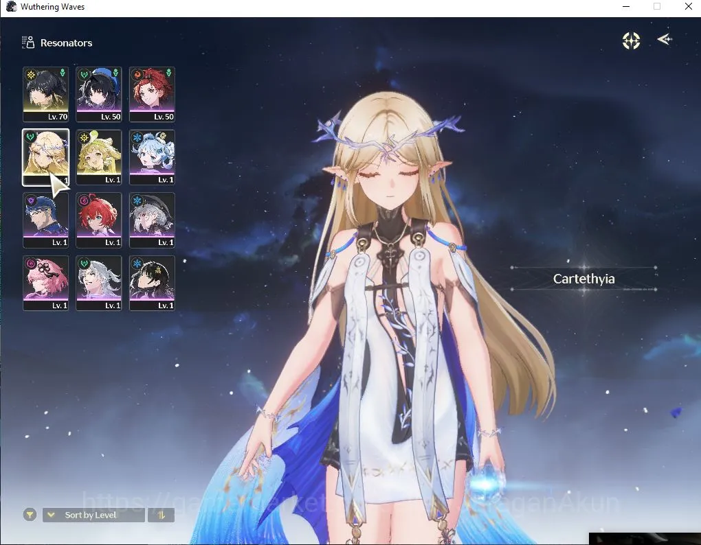 Wuthering Waves Accounts Mid-Game NA | UL 46 | 1 Limited | Cartethiya+Sign | 53,9K Astrite |DB Lv25|MC Female| Log Kuro 3