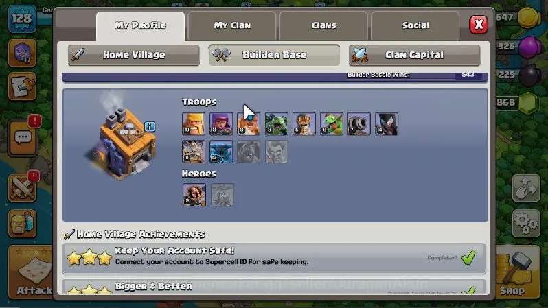 Clash of Clans Accounts TH 13 - BH 7|LV 73|HH 6|BK 27,AQ 36,GW 14,MP 21,RC image 5