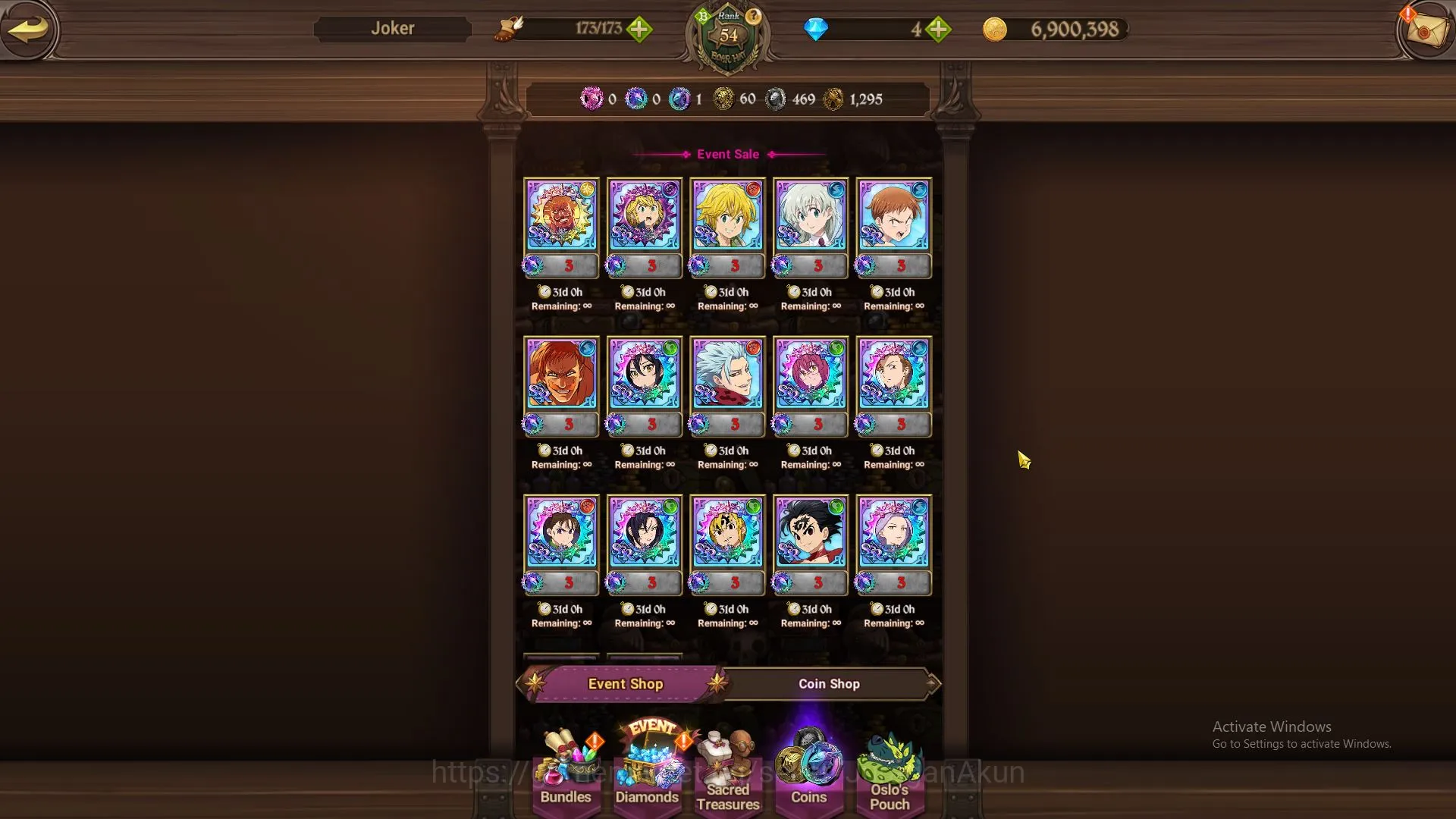 The Seven Deadly Sins: Grand Cross Accounts ASIA|2,3M CC|2 LR+9 UR|Burnhild,Elizabeth,Tristan2 image 5