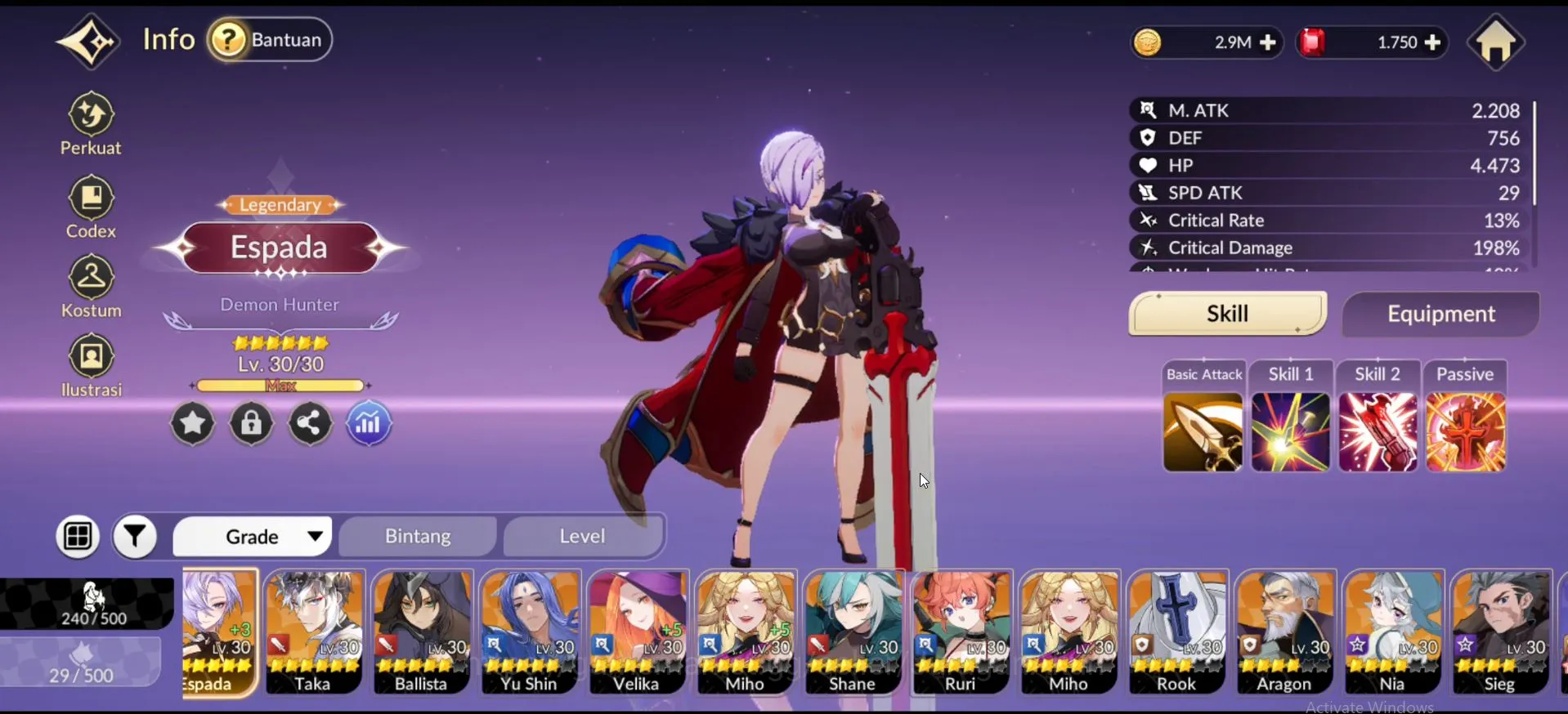 Seven Knights Re:Birth Accounts [Re:BIRTH]Global300xx|27 Legend, 11 SPECIAL|Teo Tc image 3