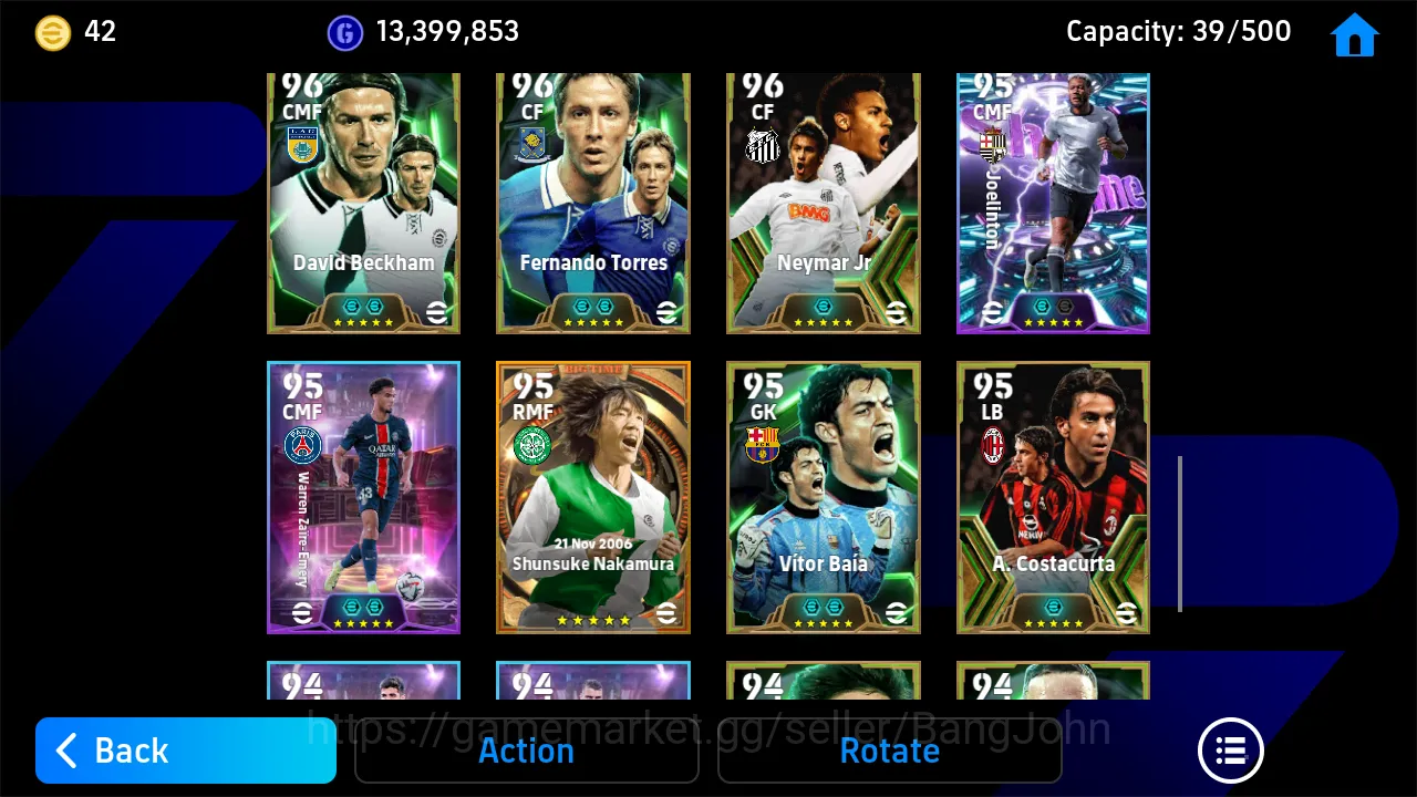 eFootball Accounts Power 3200 | jan koller epic db new | neymar jr ep image 3
