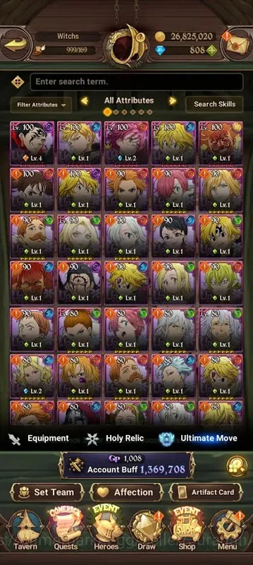 The Seven Deadly Sins: Grand Cross Accounts Starter ASIA|1,3M CC|5 UR + 838 Gems + Collab Overlord|ODK 4
