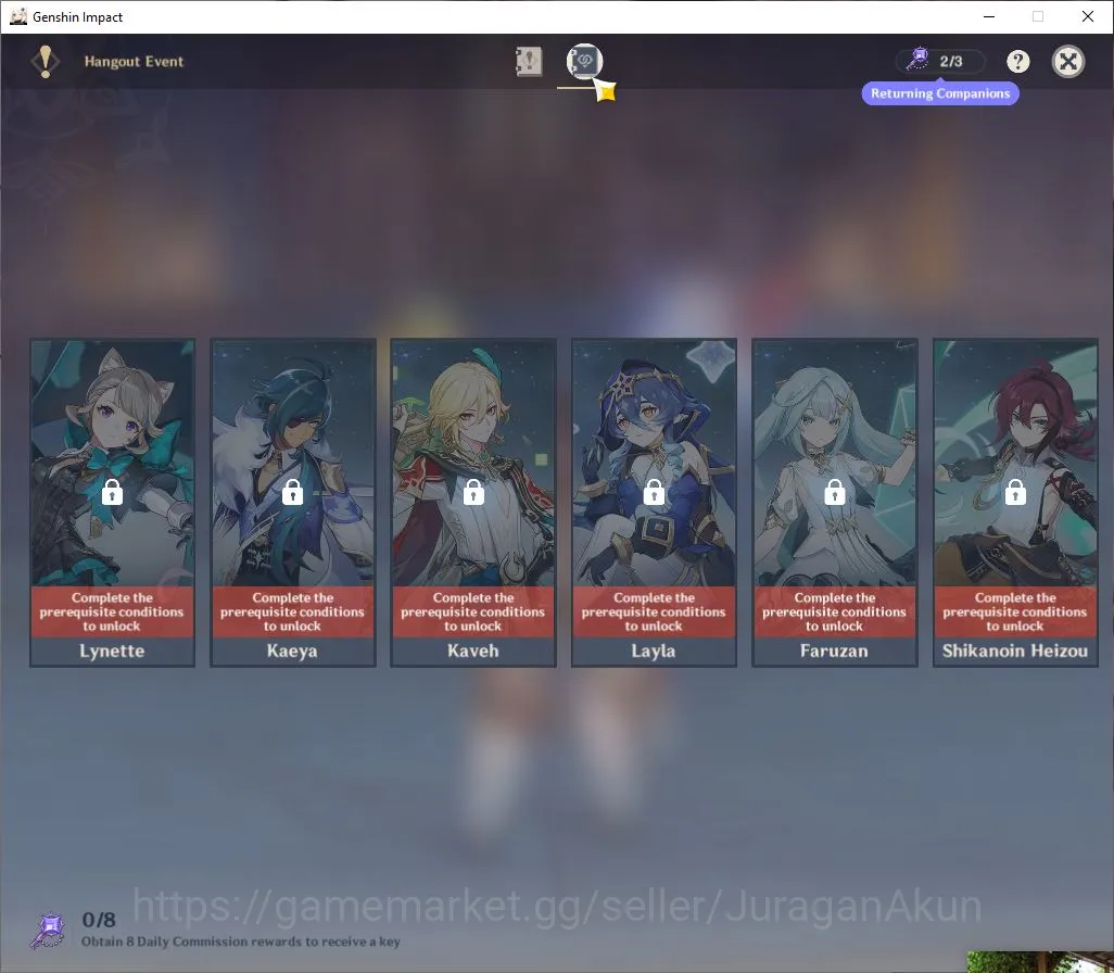 Genshin Impact Accounts ASIA|AR 52|3 Limited +3[5* Weapon]|[Hu TaoC1,Neuvi image 11