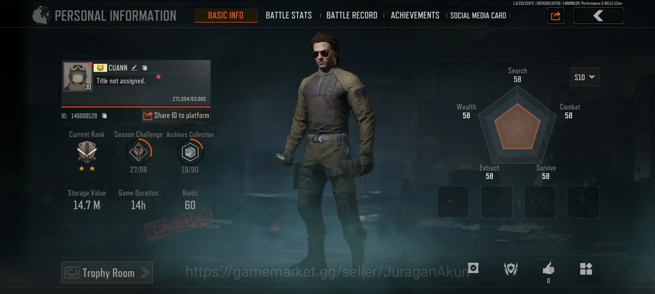 Arena Breakout Accounts [MOBILE] SV 14,7M | CV 11M |AKS74,Peak AEK,Turqois image 2