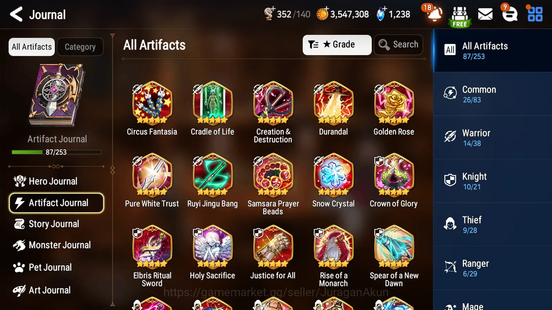 Epic Seven Accounts Mid-Tier Global Unverif|9ML(WTenebria,DKSharun,STeneb,etc)&AWHwayoung+Art,Aram+Art,Fenne+Art,etc|Hunt 10