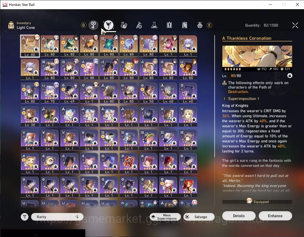 Honkai Star Rail Accounts End Game ASIA |TL 70| 11 Limited|Saber+Sign,Castorice+Sign,Acher+Sign,B3 4