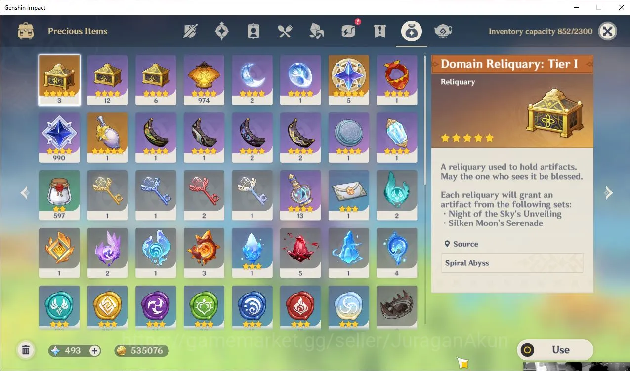 Genshin Impact Accounts End Game ASIA|AR56|8 Limited+5 [5Star's Weapon]|Arlecchino+Sign,Escofier,Citlali,Furina,Etc|Female 5