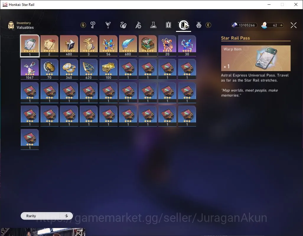 Honkai Star Rail Accounts Mid Game ASIA|TL70|11 Limit [Castorice+Sign,Fierfly+Sing,Acheron+Sign,The 4
