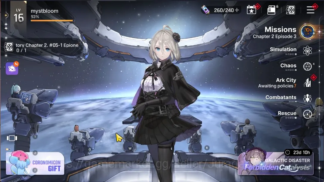 Chaos Zero Nightmare Accounts ASIA Lv 16|4 SSR (Chizuru,Haru,Mei Lin,Orlea)+9 SR image 1