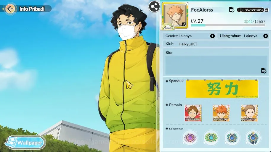 HAIKYU!! FLY HIGH Accounts SEA|Lvl 27|Starter|1 UR+Memo[Motoya Komori]+8 2