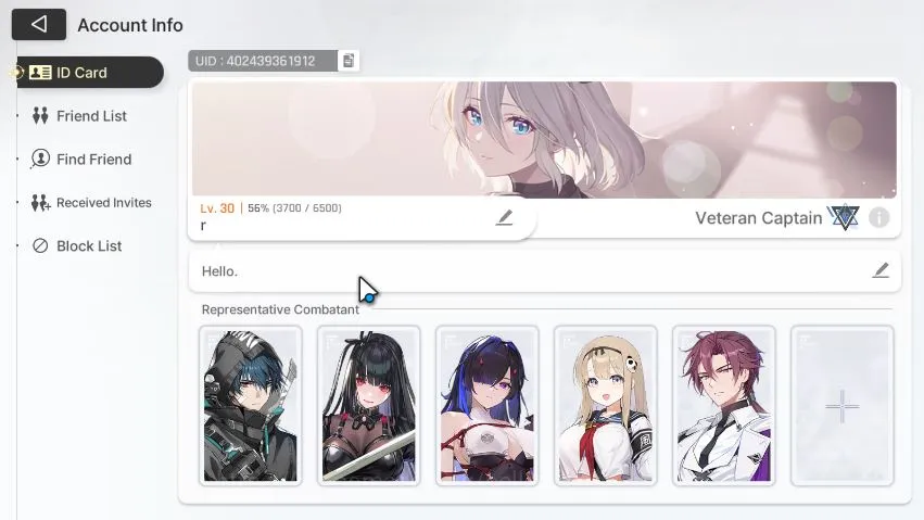 Chaos Zero Nightmare Accounts GLOBAL Lv30|5 SSR (LukeM1,Chizuru,Haru,Kayron,Rin, image 1