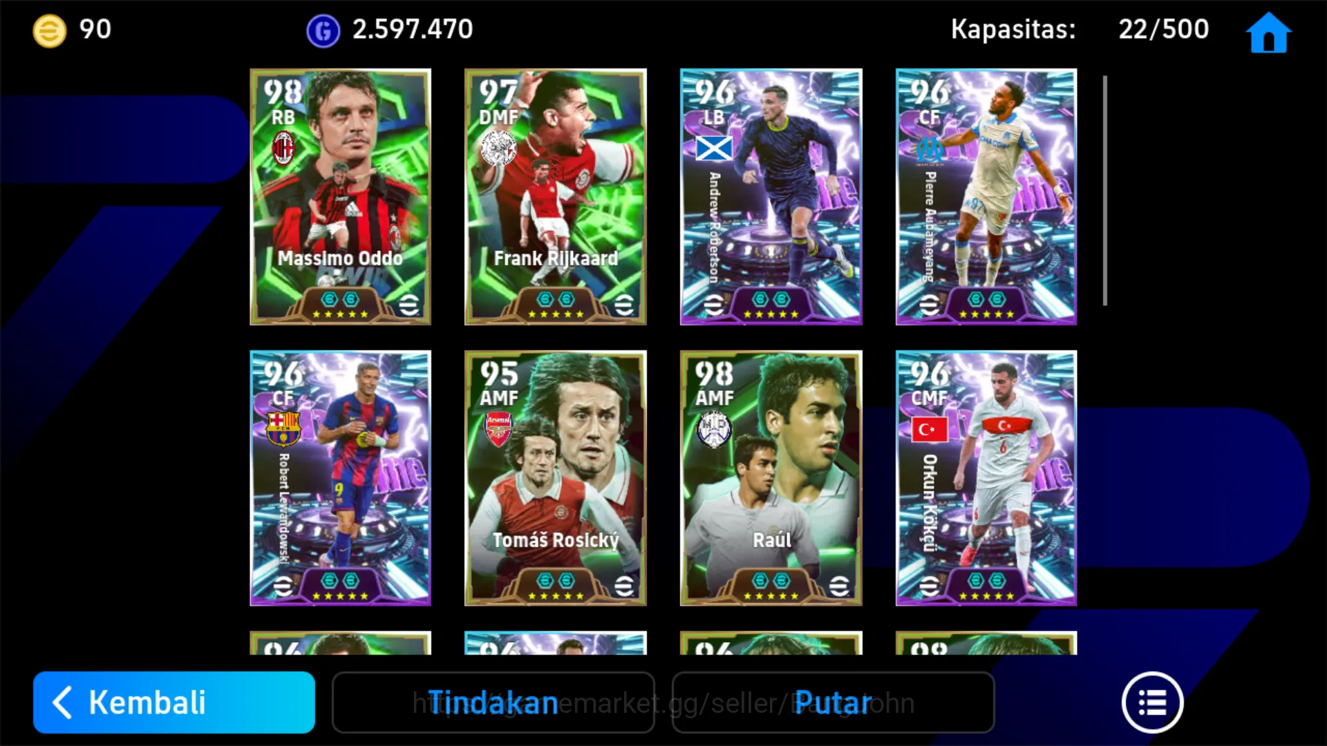 eFootball Accounts Others Power 3168 | Roberto Baggio Epic | Robert Lewandowski Show Time | Dragan | Massimo Oddo | EFB111B 2