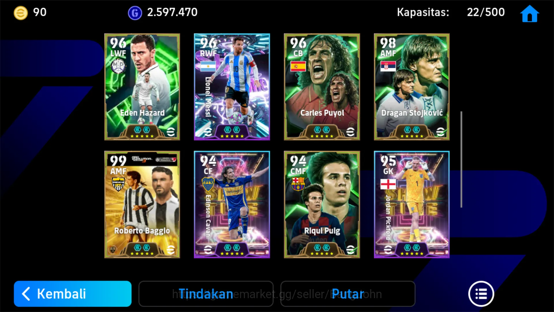 eFootball Accounts Others Power 3168 | Roberto Baggio Epic | Robert Lewandowski Show Time | Dragan | Massimo Oddo | EFB111B 3