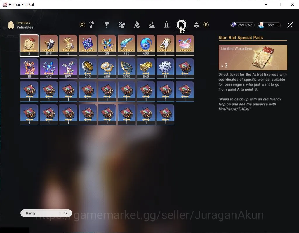 Honkai Star Rail Accounts Mid Game ASIA|TL 70|14 Limited|[Castorice,Robin,Yunli,Mydei]+Sign,Cyrene,Hyacine,B3,Etc|MC 4